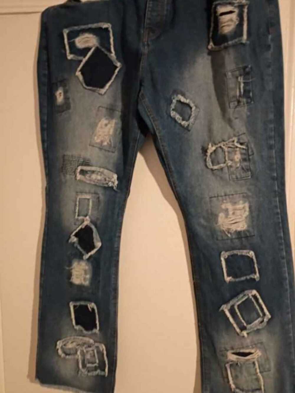 Boohoo Man Patchwork Design Denim Jeans- Size 44